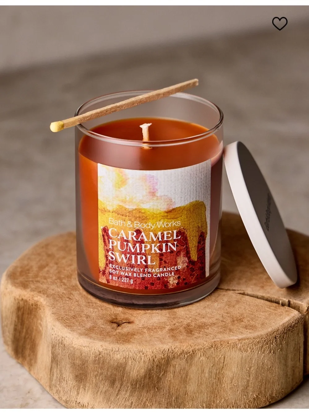 1 - “PRALINE DELIGHT” Single Wick Candle by B&BW/WB, 8 oz / 227 g, NWT